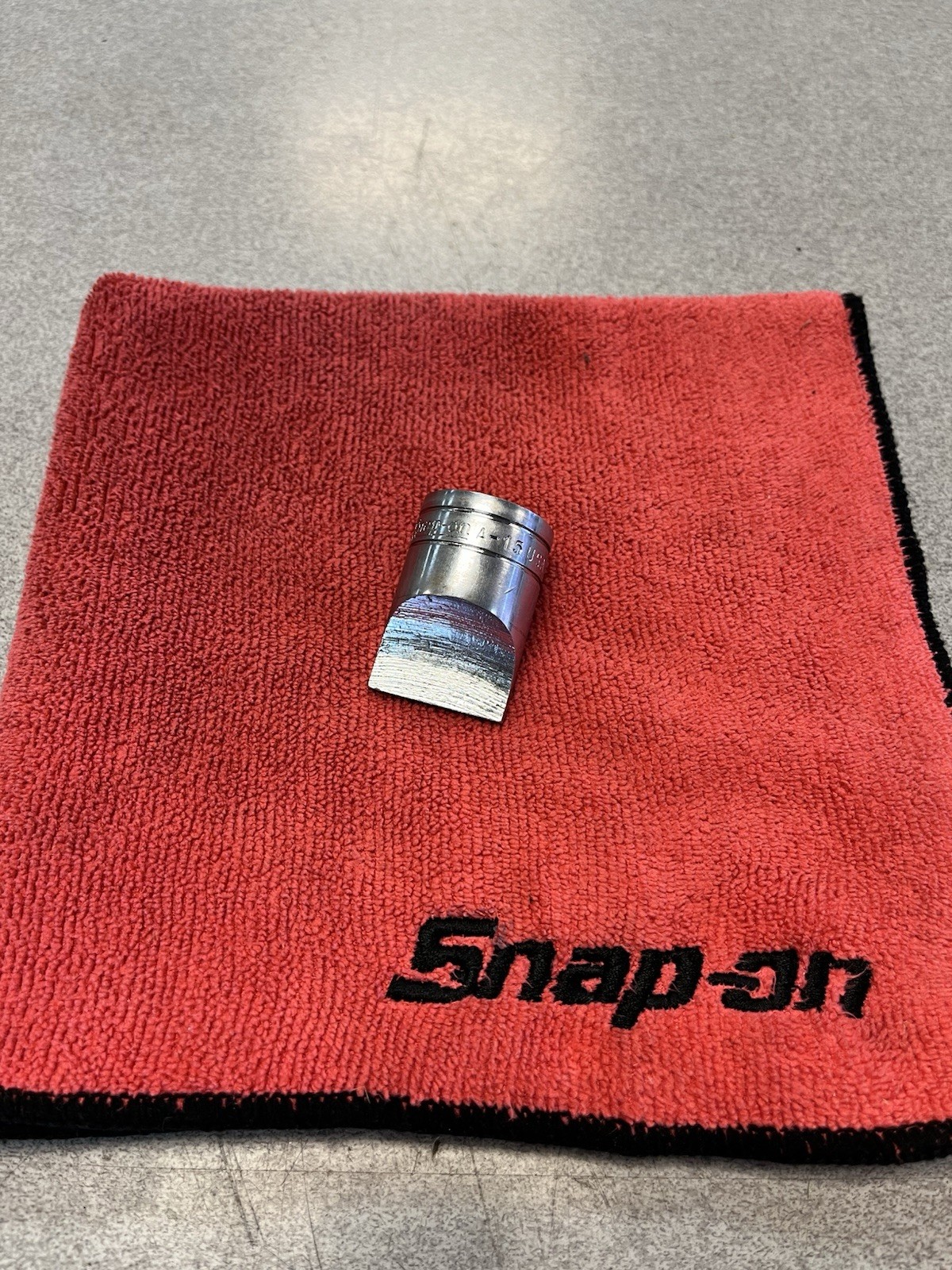Snapon A-15 1/2 Drive 1-3/16″ Blade Width Vintage Chrome Drag Link Socket
