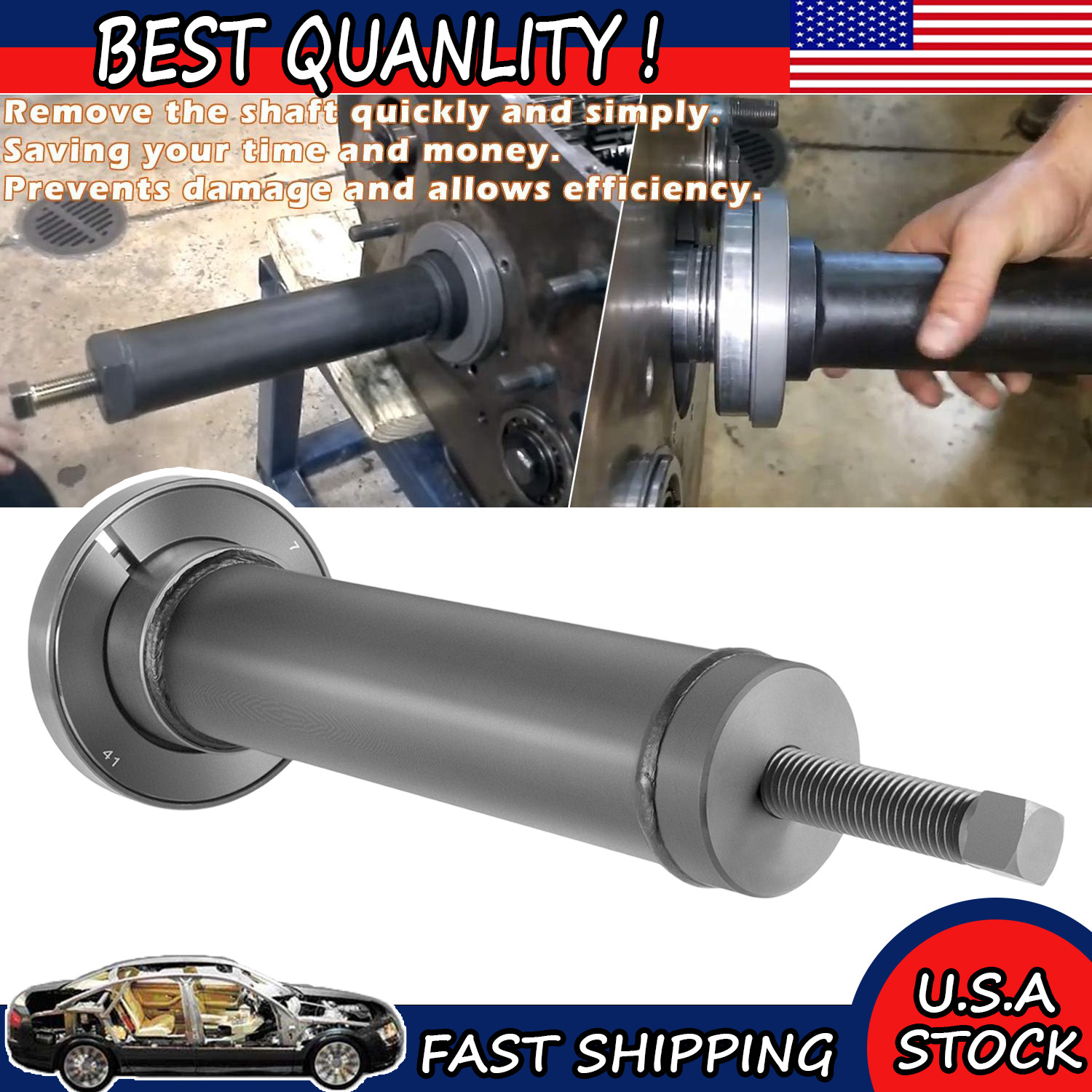 For Eaton Fuller Input Shaft Bearing Puller Tool for 1 3/4″ & 2″ shafts 4308011