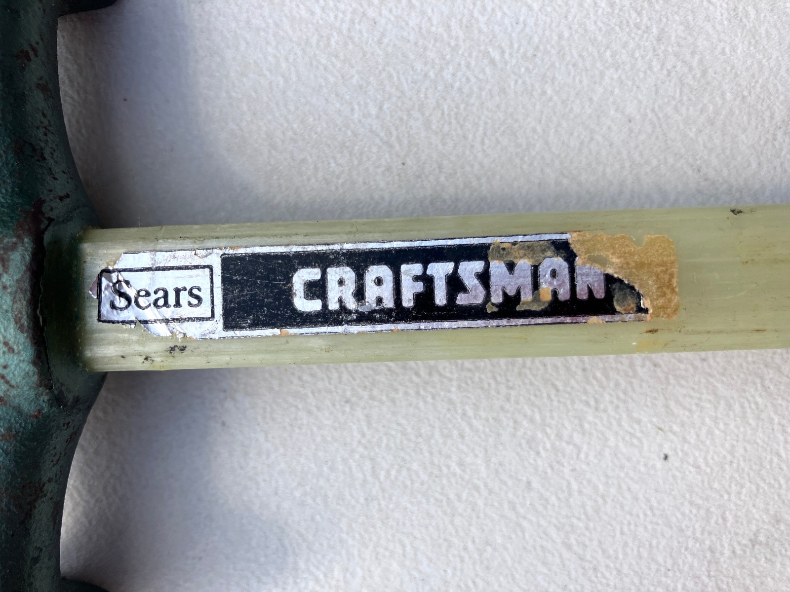 USED Sears Craftsman 10.5 in auto body repair hammer fiberglass handle 10 1/2″