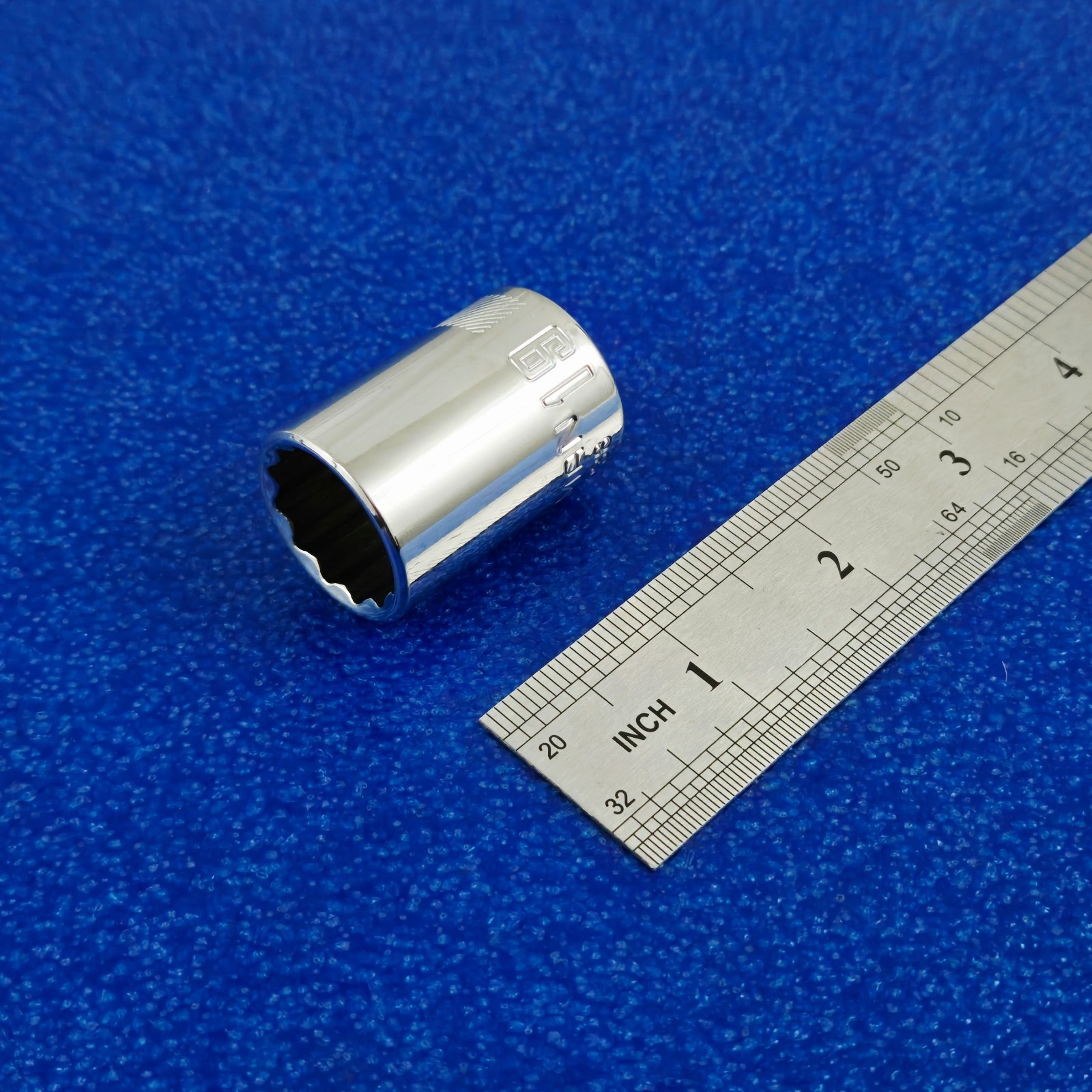 19mm New Craftsman 1/2″ Dr 12pt Socket CMMT44238 Foreign or Domestic Metric Tool