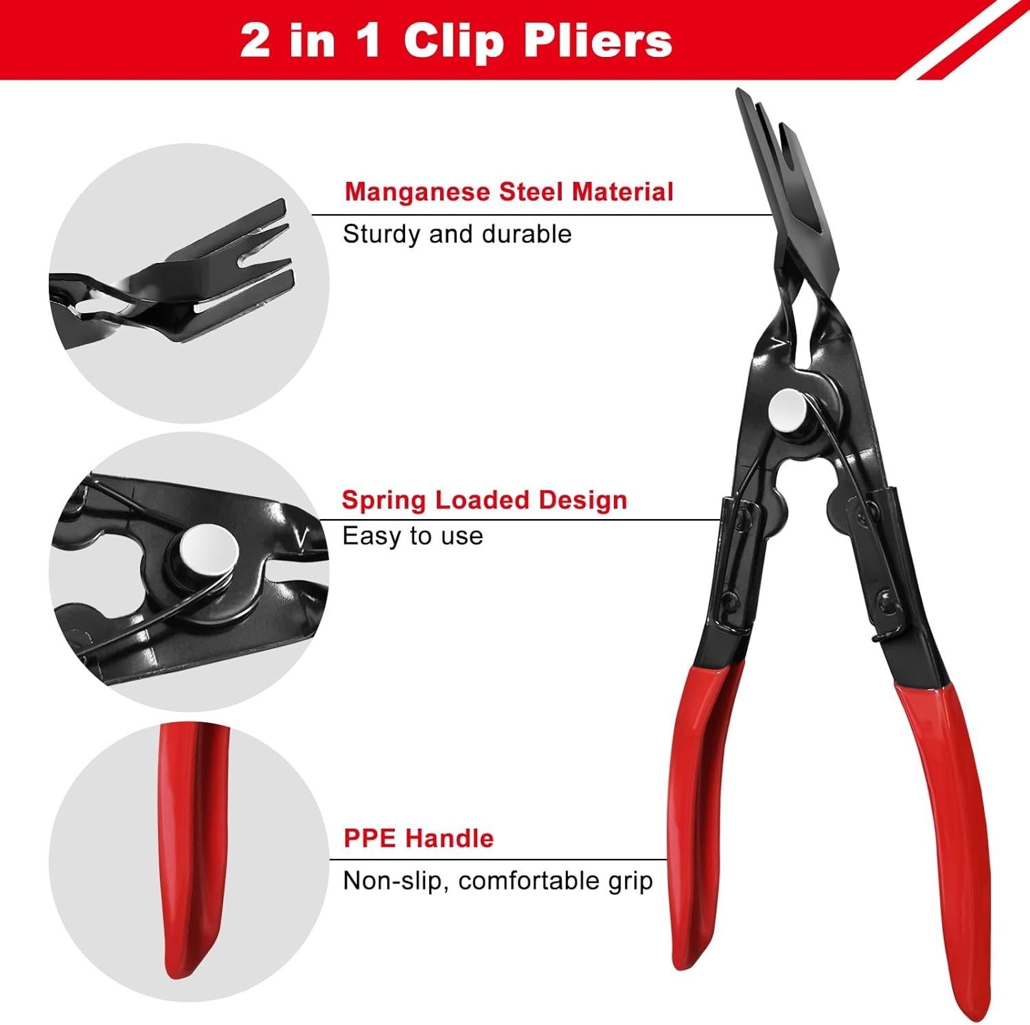 Durable Manganese Steel Fastener Removal Tool Kit – 3 Pieces for Easy Repairs