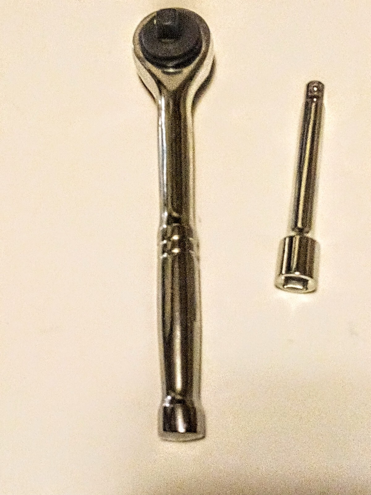Pittsburgh CR-V 1/4″ Drive Ratchet Handle Plus 3 in Extension Free Shipping