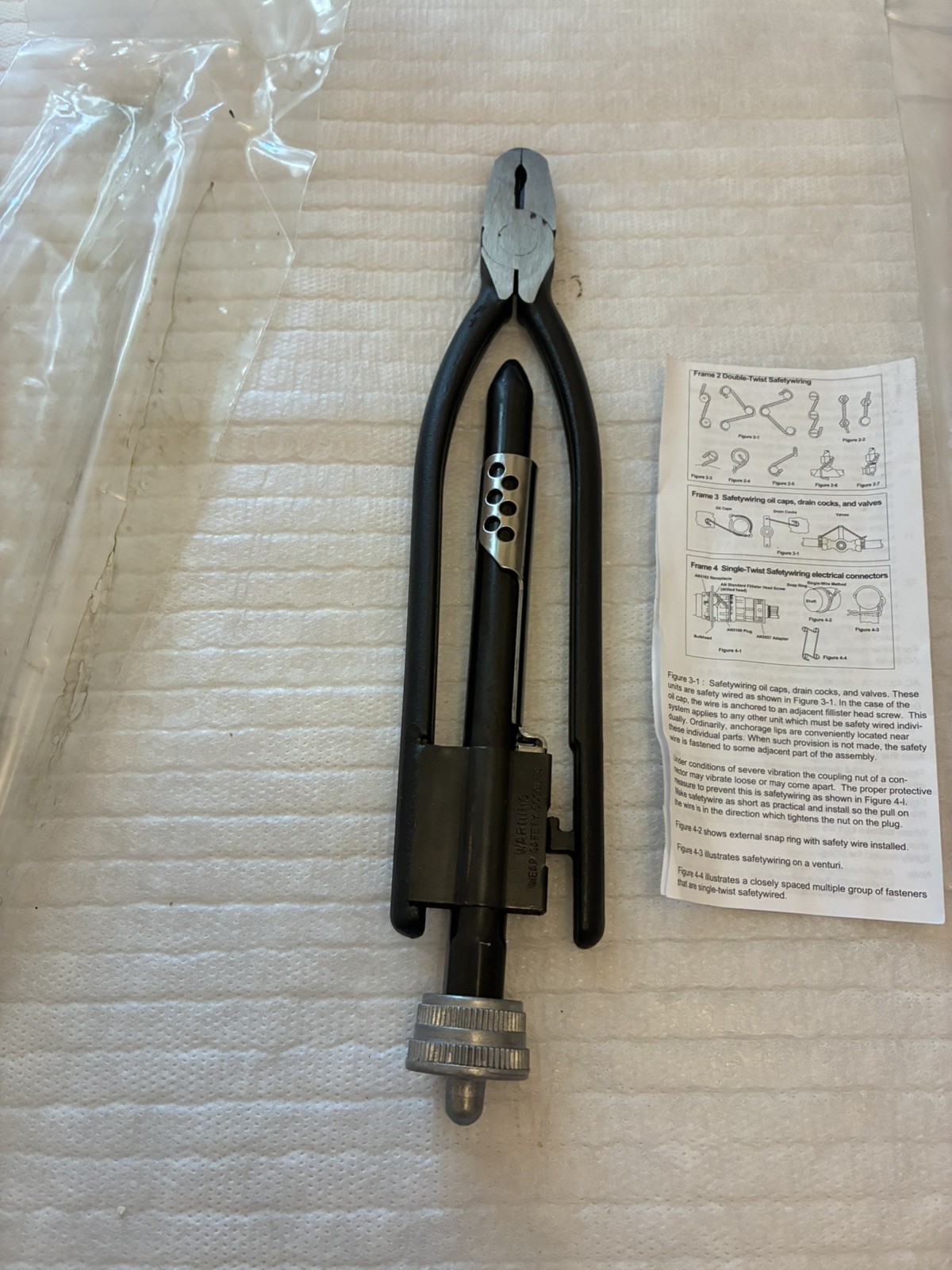 Blue Point safety twist tie wire twisters cable pliers cutters GA311C USA – NEW