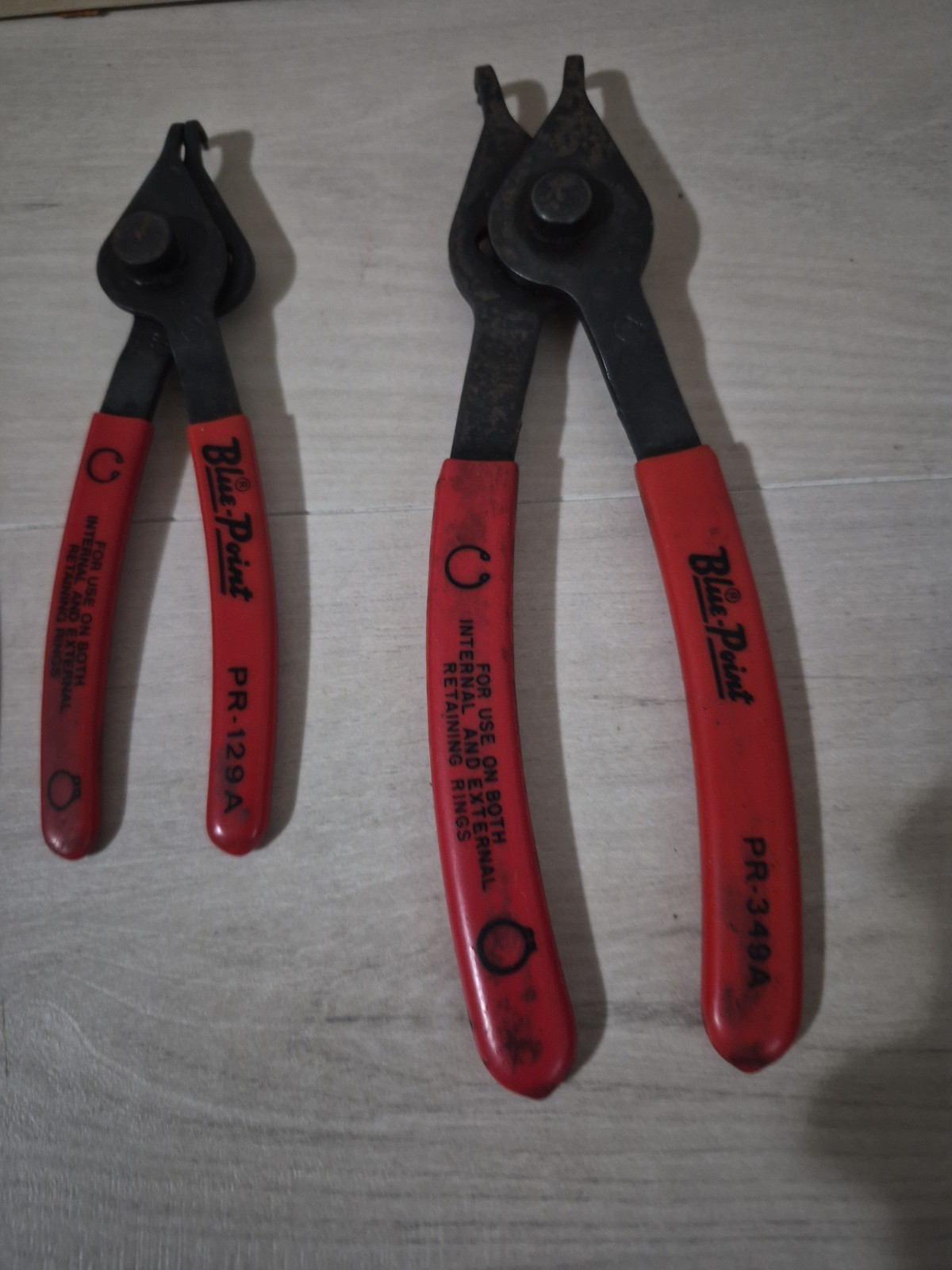 Blue-Point Snap Ring Pliers Set x4 USA With Original Box