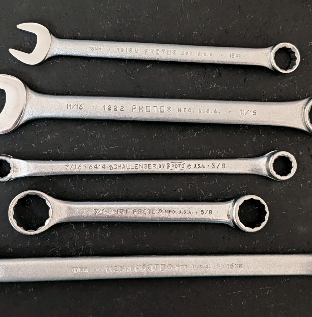 PROTO USA Tool Lot 15pc Wrenches Hex Bit Sockets Large Sockets Mechanic