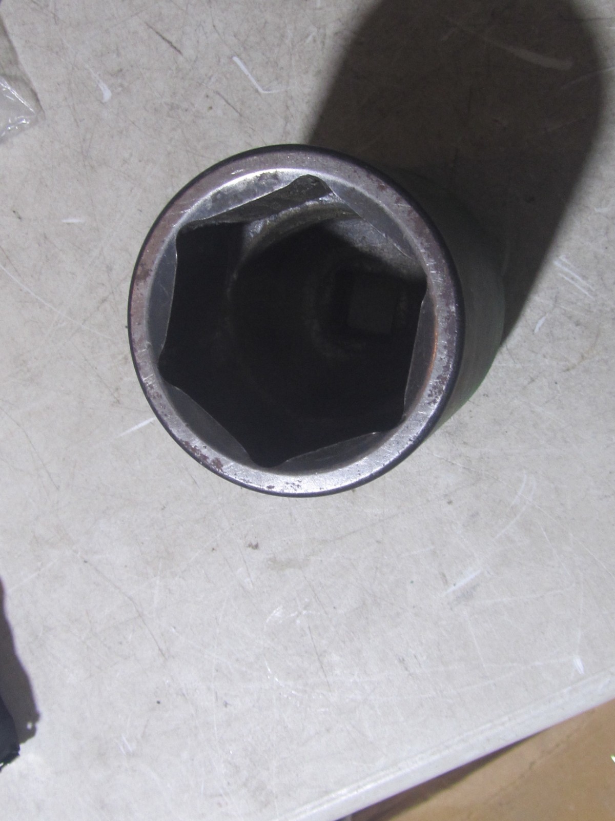 USED Grey Pneumatic 1″ Drive x 3-1/4″ Deep Impact Socket. GP 4104D