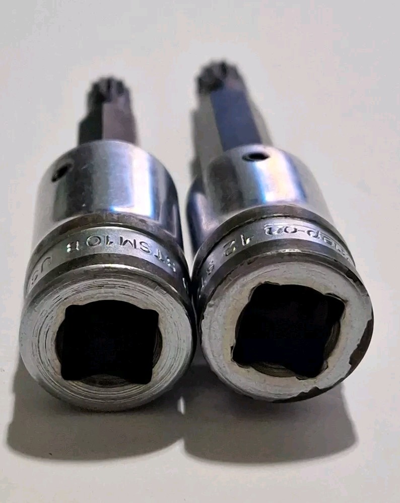 Snap On STSM10B STSM12A Metric Long Triple Square Bit Socket Driver 1/2″ Dr