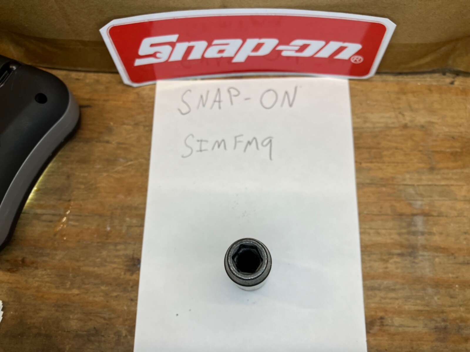 Snap On Tools USA SIMFM9 3/8″ Drive 9MM 6 Point Metric Deep Impact Socket NICE!