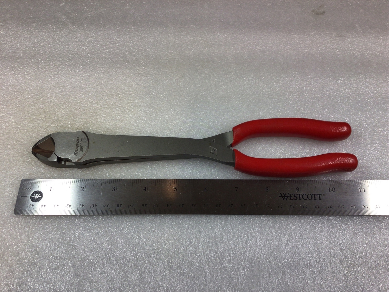 Snap on#312CF – 11″ Long, Heavy Duty Diagonal Cutter, RED -Soft Grip-USA-NEW-