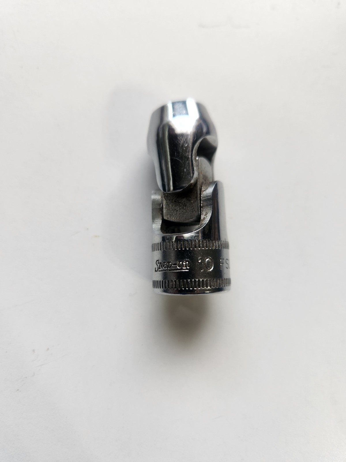 SNAP ON FSUM10 3/8 DRIVE 10mm METRIC UNIVERSAL SWIVEL SOCKET 6 POINT