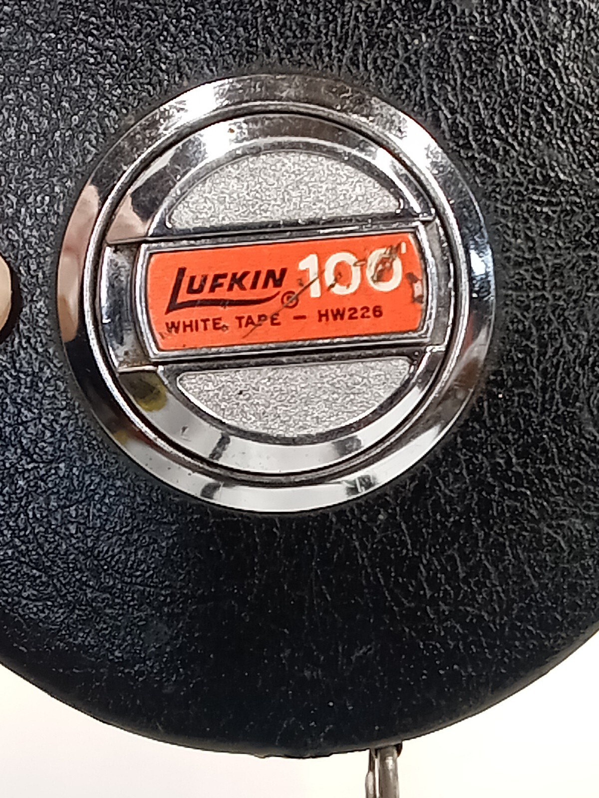 Ventage Lufkin USA 100′ Steel Tape Measure Chrome/Black White Tape-HW226