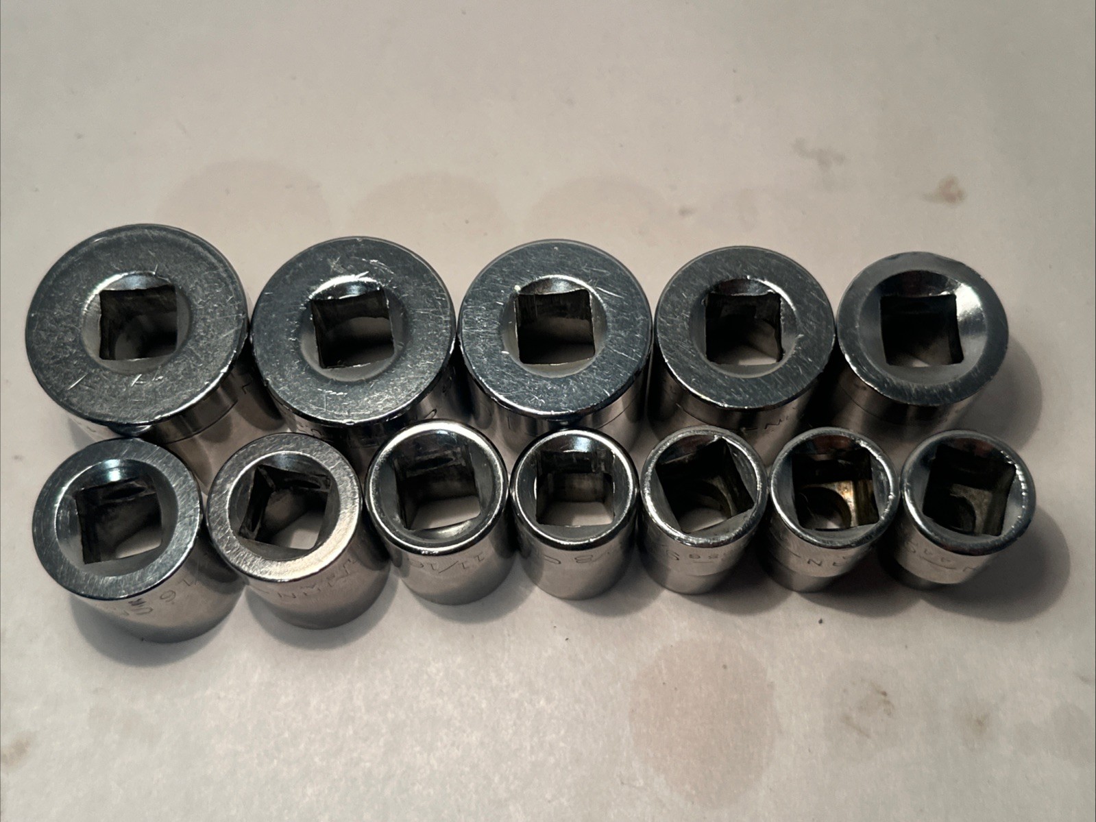 CRAFTSMAN 16 piece 1/2” Drive SAE 6 Point Sockets 7/16 – 1-1/8 + Rachet & 3 More