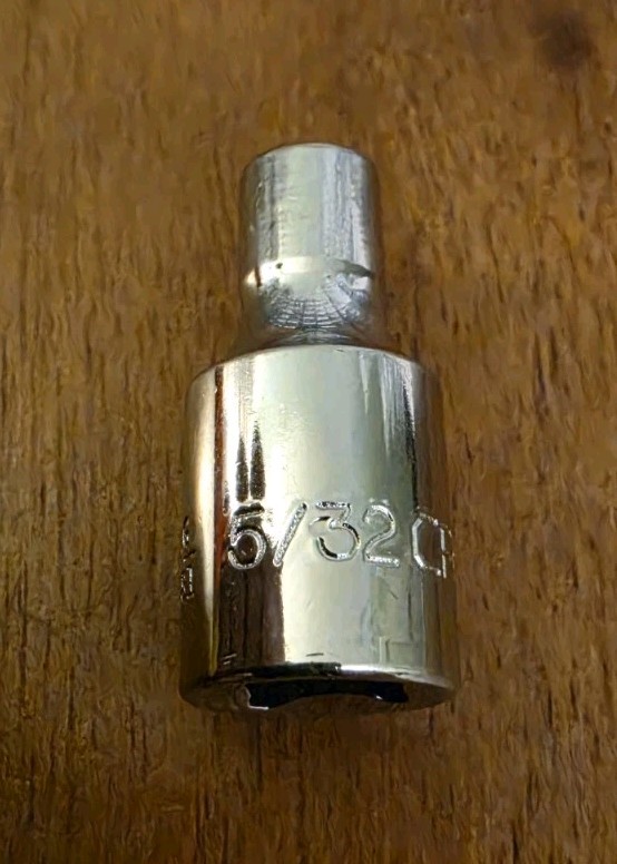 Craftsman 5/32″ Socket 6 Point 1/4″ Drive Z-AG 43481