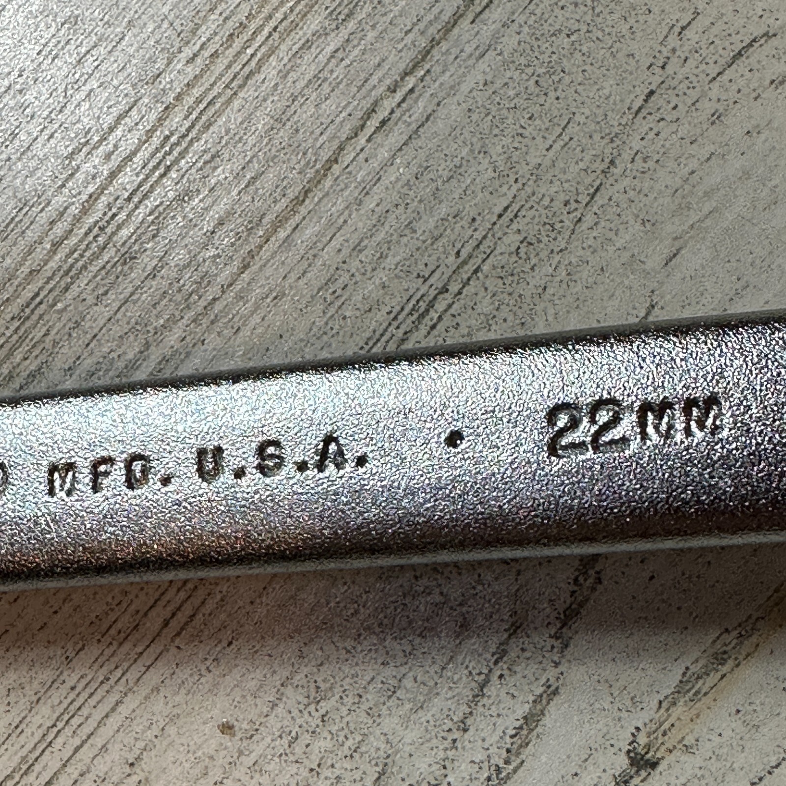 PROTO TOOLS USA 22mm Combination Wrench 1222M Metric Professional
