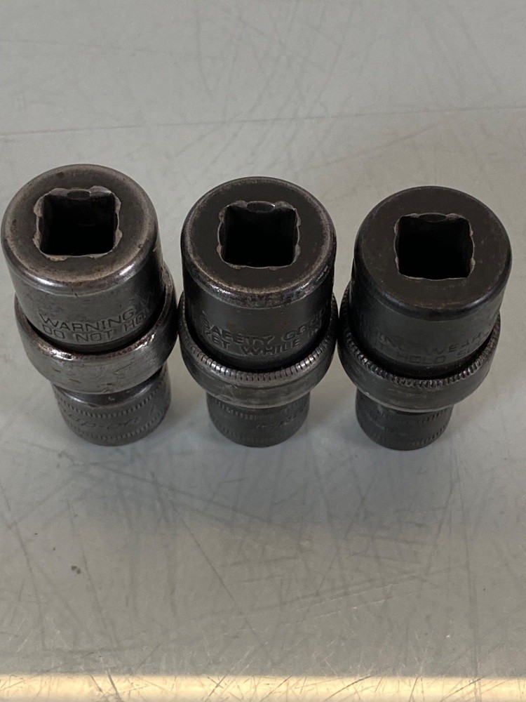 Snap-on 3/8″ 212IPFM Drive 6 Point Metric Swivel Impact Socket Set 11PC 9mm-19mm