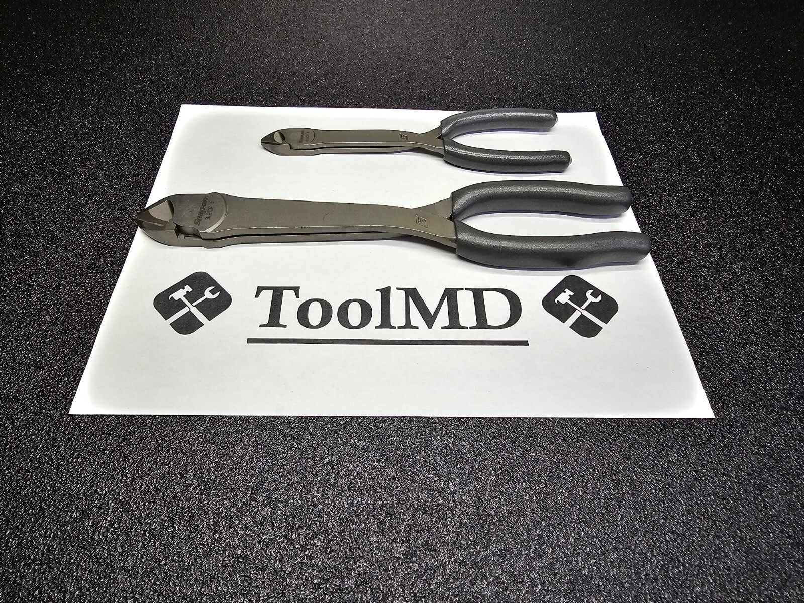 Snap-on Tools NEW DARK GREY Long Mini & Heavy-Duty Diagonal Cutters 808CF 312CF