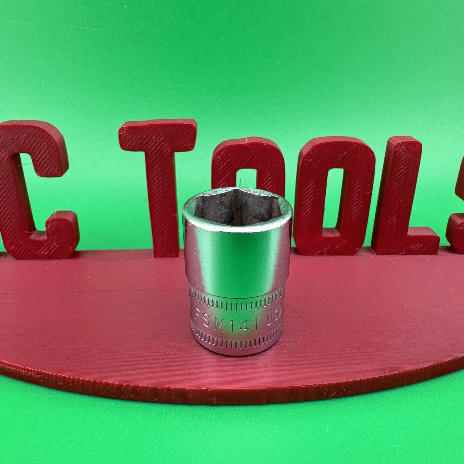 Snap On FSM141 3/8″ Drive 6-Point Metric 14mm Shallow Chrome Socket 3