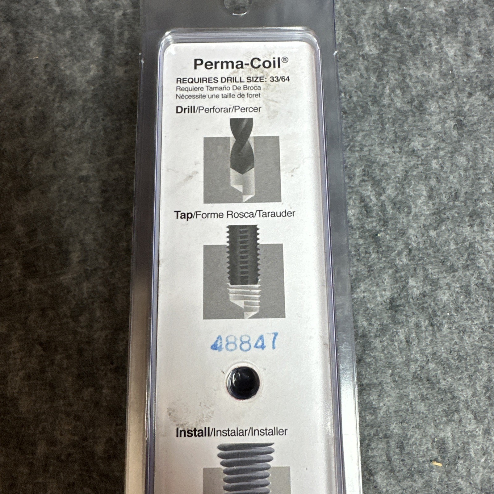 1/2-20 NF Thread Repair Kit Perma Coil 1208-208 USA Fits Heli