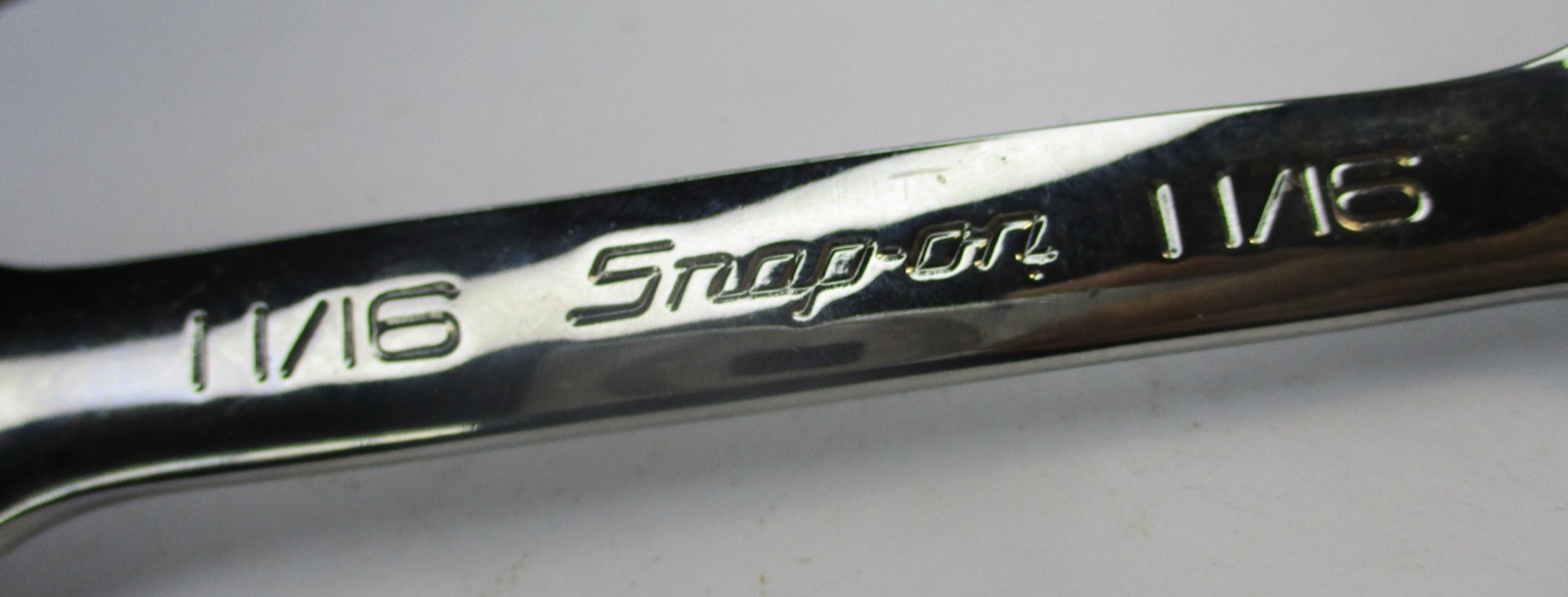 Snap on OEX220B SAE 11/16 12pt Flank Drive Short Combination Wrench USA New
