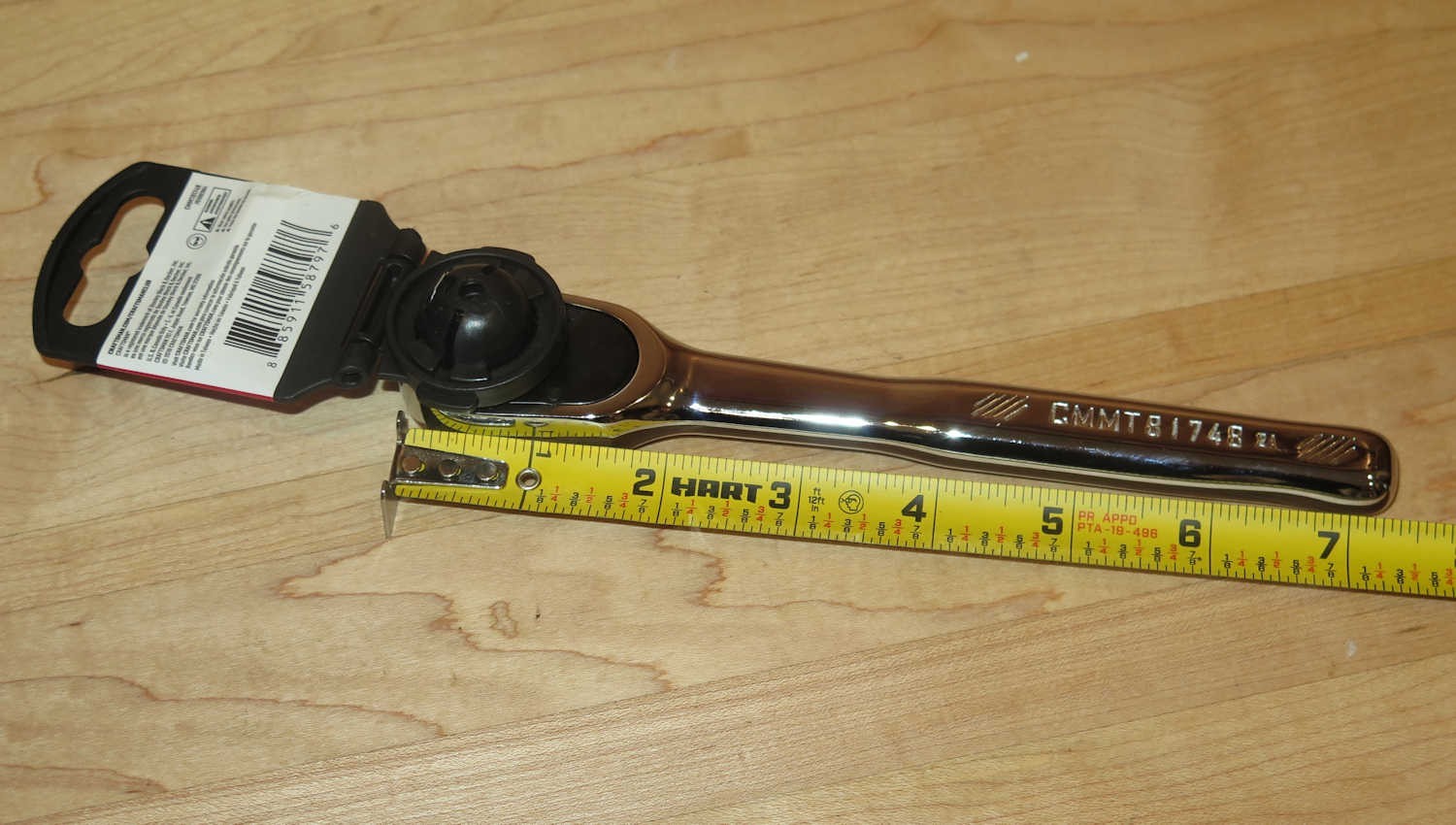 Craftsman 3/8″ Drive 72-tooth Long-Handle Ratchet – CMMT99427 – NEW