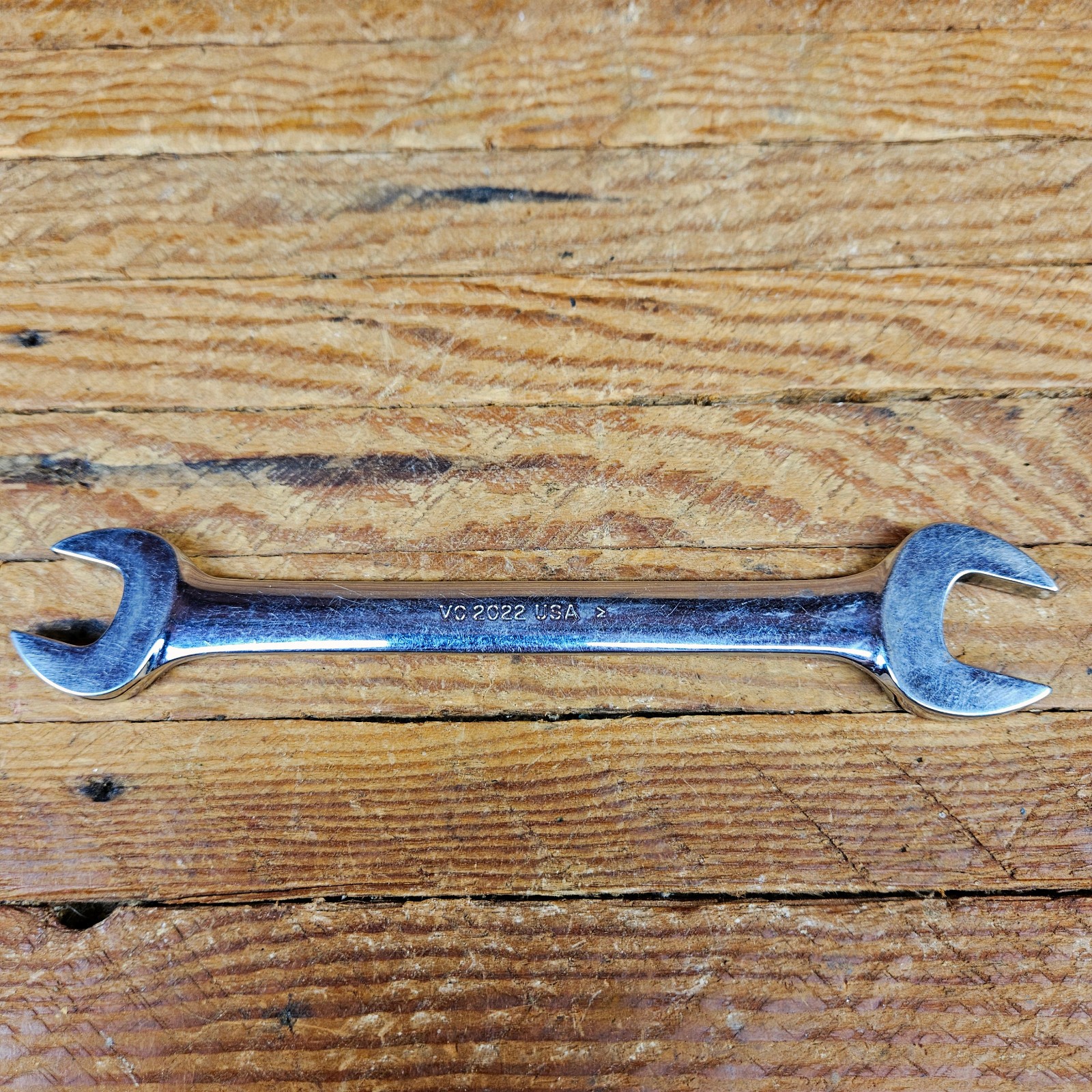 Snap-On Tools V0 2022 SAE Open End Wrench 5/8″ & 11/16″ USA