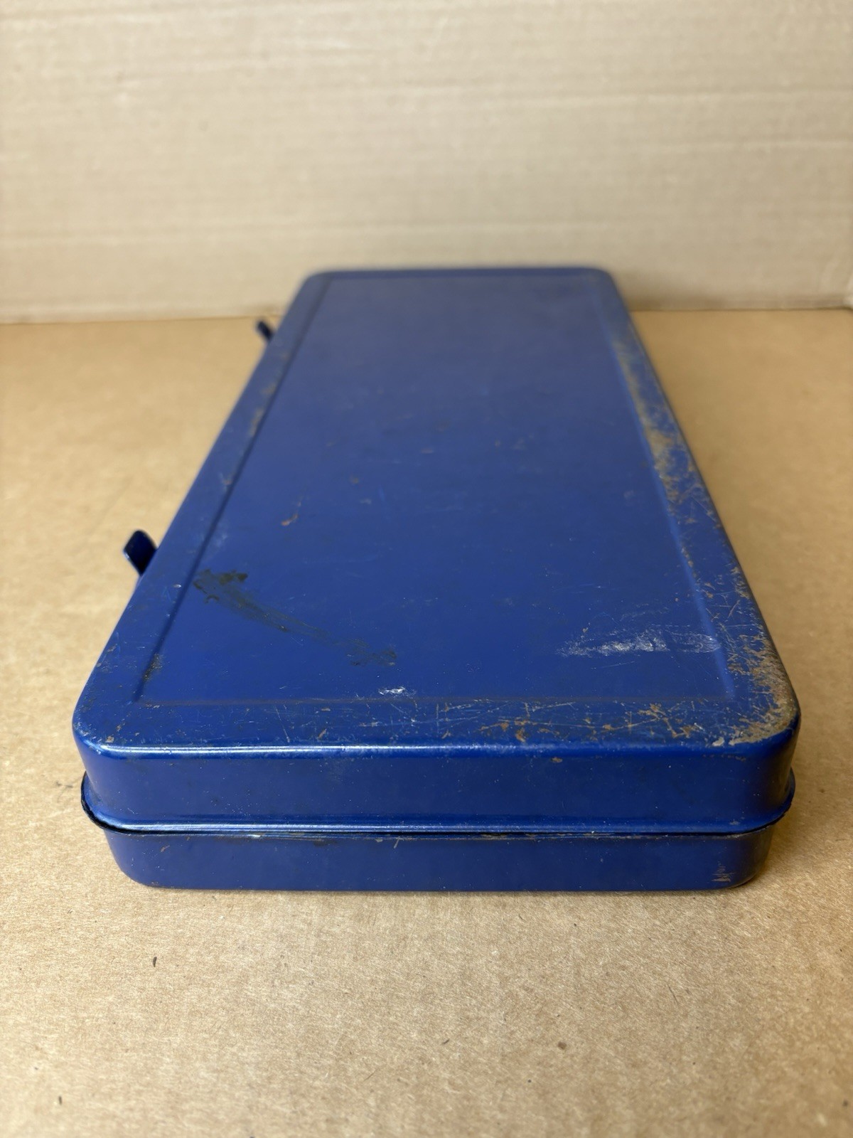 Vintage Royal Tools Tin Case ONLY for Ratchet Socket Set 257 Metric NO Contents