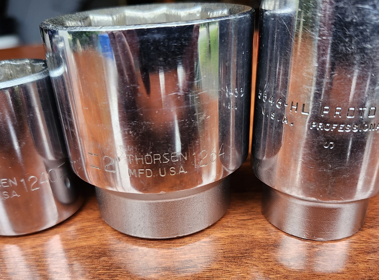 3/4” Drive Socket Lot 8 CRAFTSMAN THORSEN PROTO 2″ to 15/16″ USA Pre-Owned