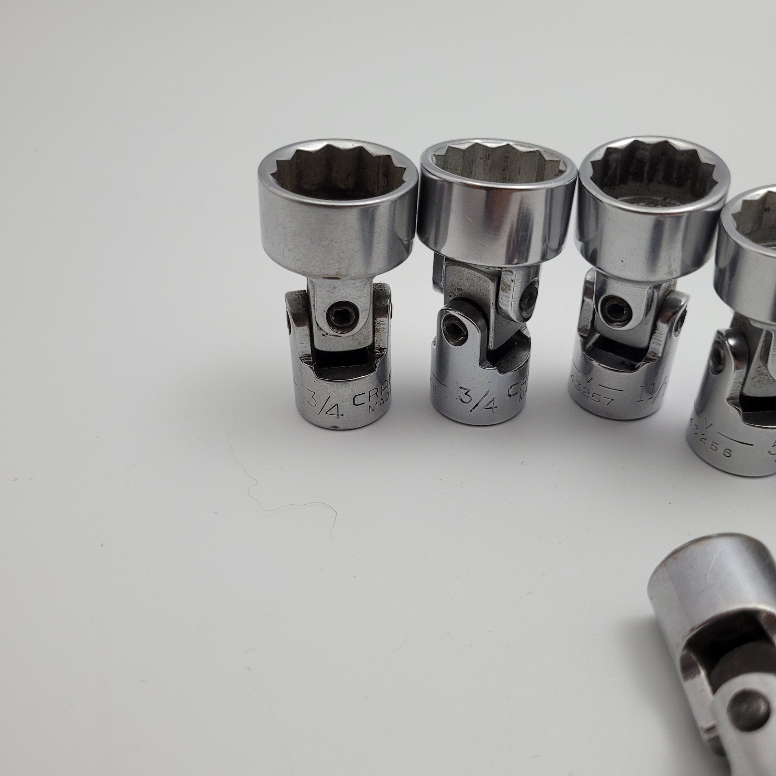 Vintage Craftsman Challenger Easco Swivel Socket 11pc Mixed Lot 3/8″ Drive USA