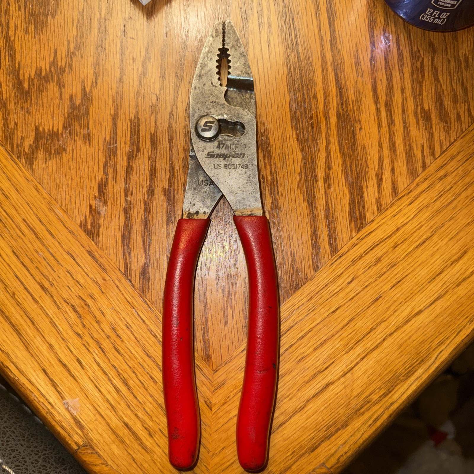 Snap-On Pliers RED 47CF Talon Grip Pliers