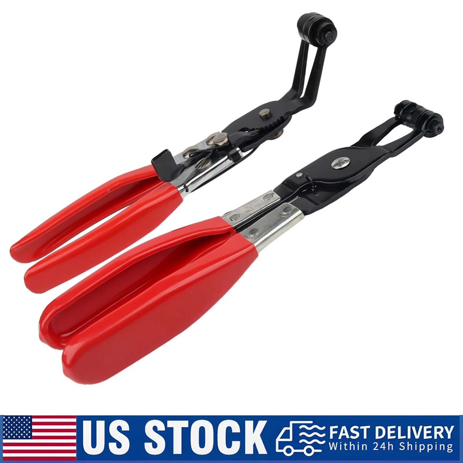 2pcs Hose Clamp Pliers Car Water Pipe Fuel Coolant Spring Bundle Removal Tool