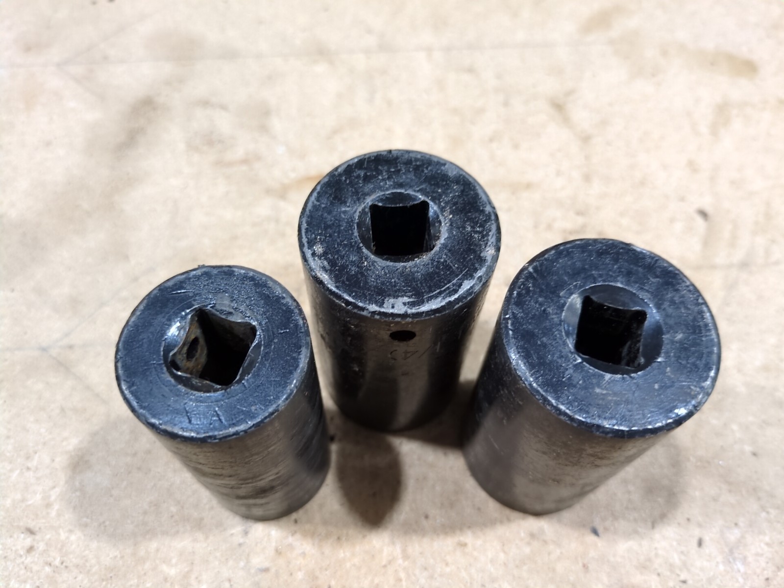 Various Size Impact Sockets 1/2 Drive Deep Metric See List