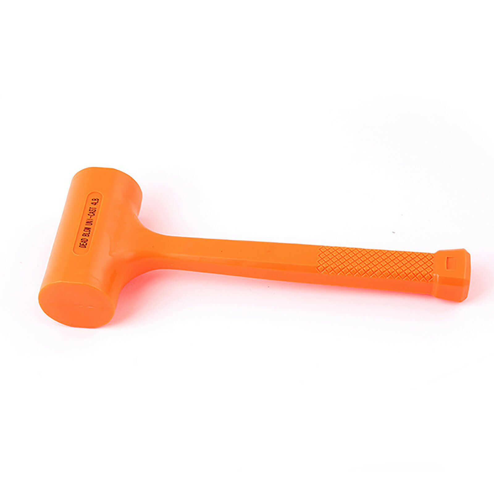 2lb Double Face DEAD BLOW Hammer Mallet Plastic Neon Orange 3.8″ non spark 2pcs