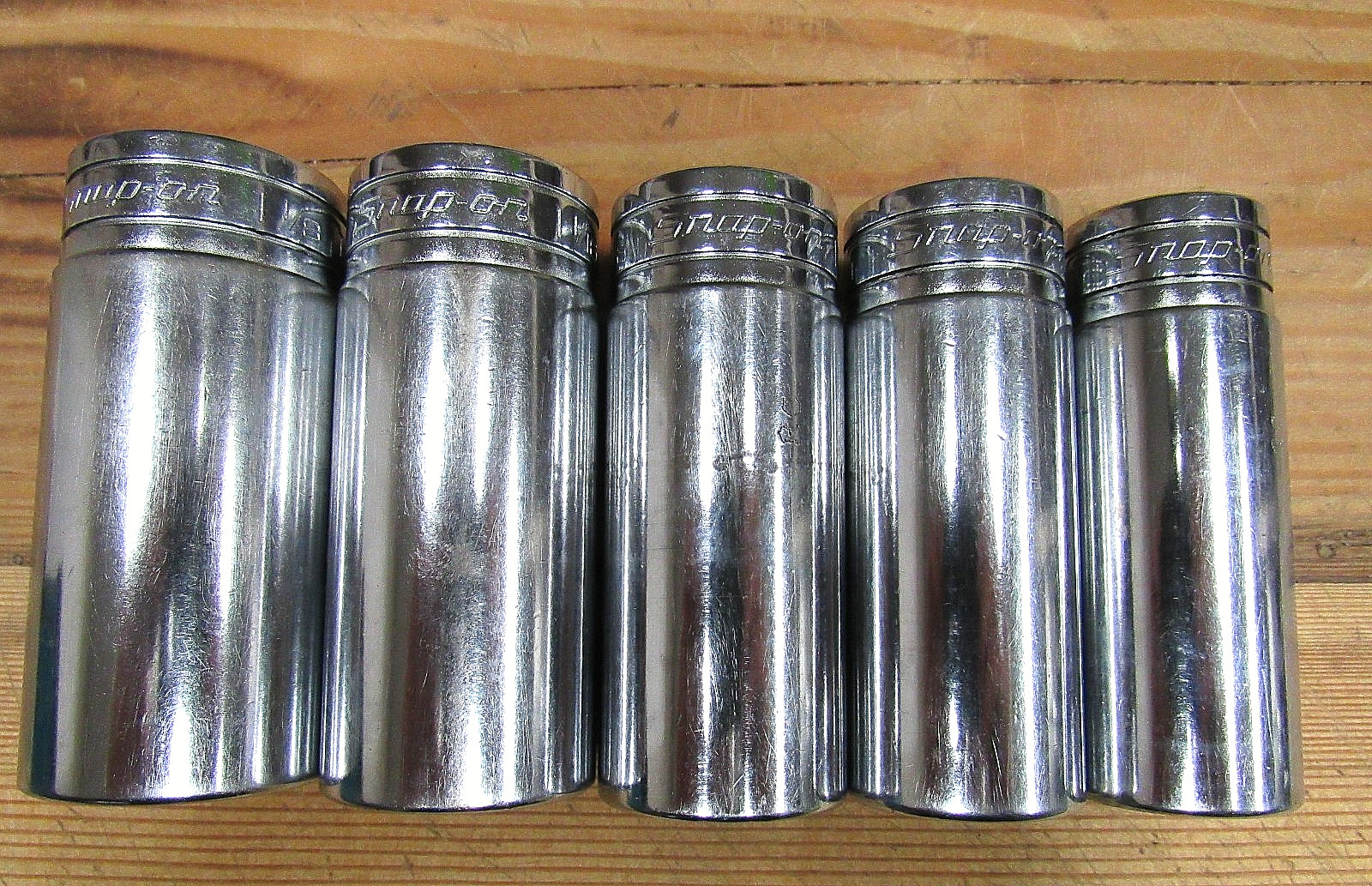 Snap-on TS361 TS321 TS341 TS301 TS281 6Pt 1/2” Deep Sockets IN GOOD CONDITION