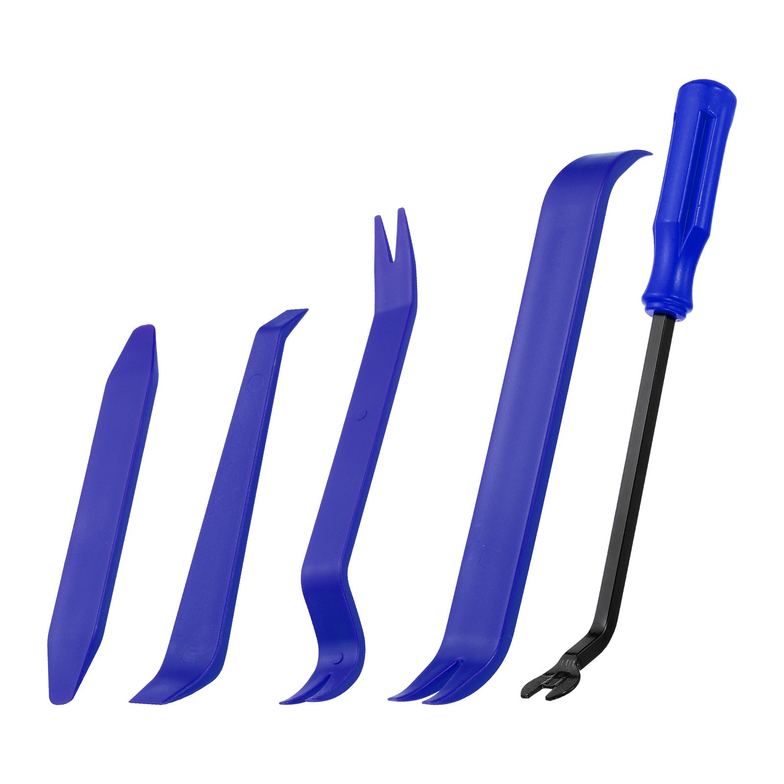 5pcs Car Trim Removal Tool Kit Auto Clip Fastener Remover Pry Tool Set Blue