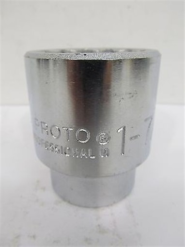 Proto J5546, 1-7/16″ Standard Socket, 3/4″ Drive, 12 Point