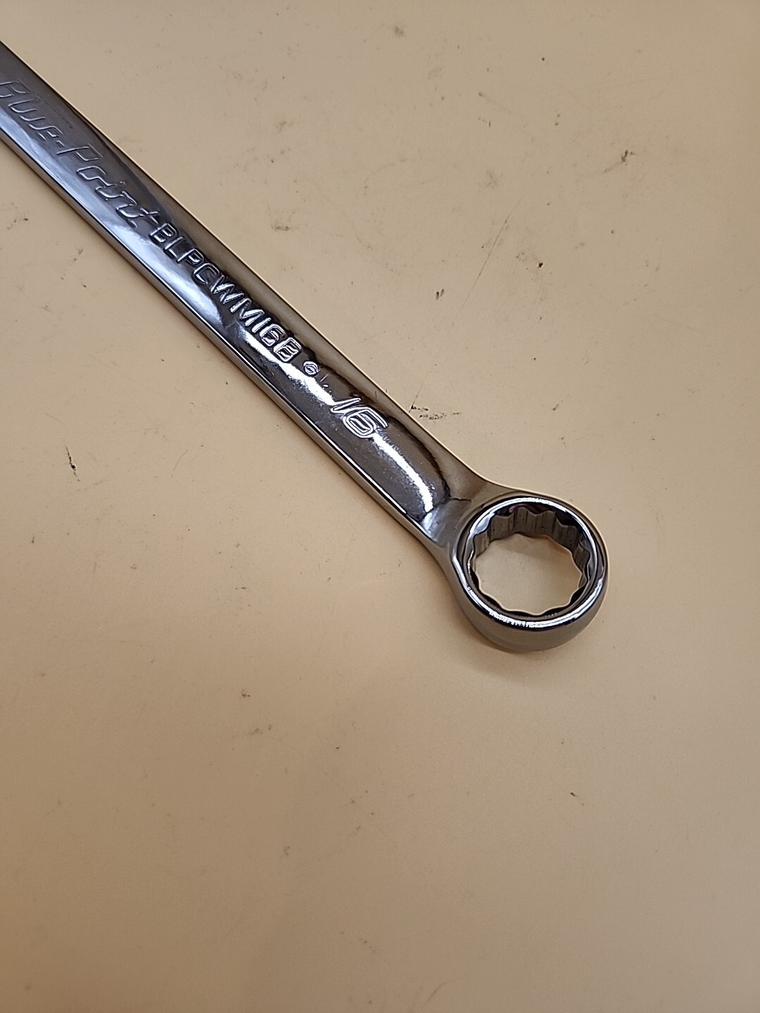 Blue-Point BLPCWM16B, 16mm Combination Wrench, 9.1″ Long, 12pt USA