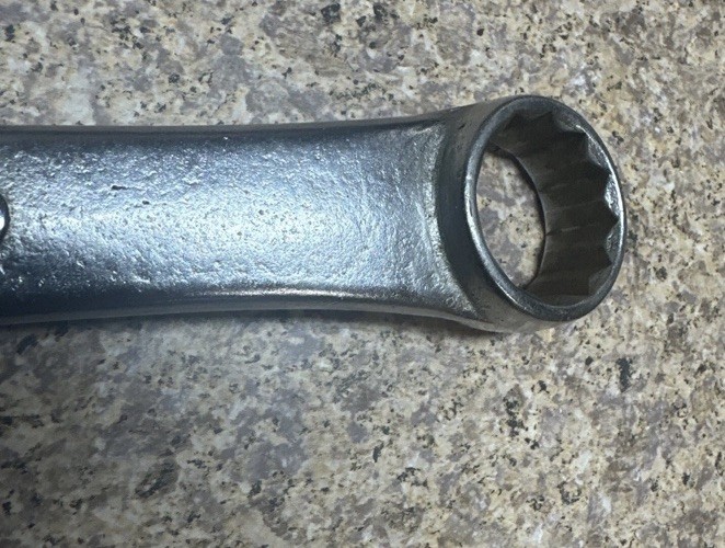 S-K Tools 1-1/8″ SAE Combination 12 Point Pt Wrench C-36 USA 88236 15.5” EUC