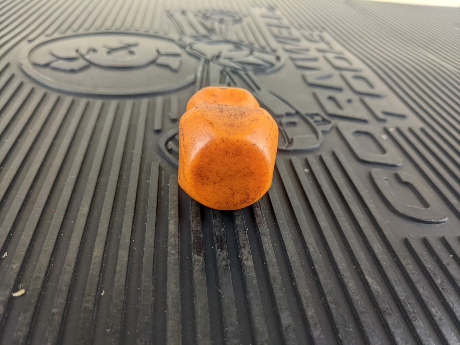 #as949 Snap On SDD1 Stubby Screwdriver Flat Tip-Orange Hard Handle