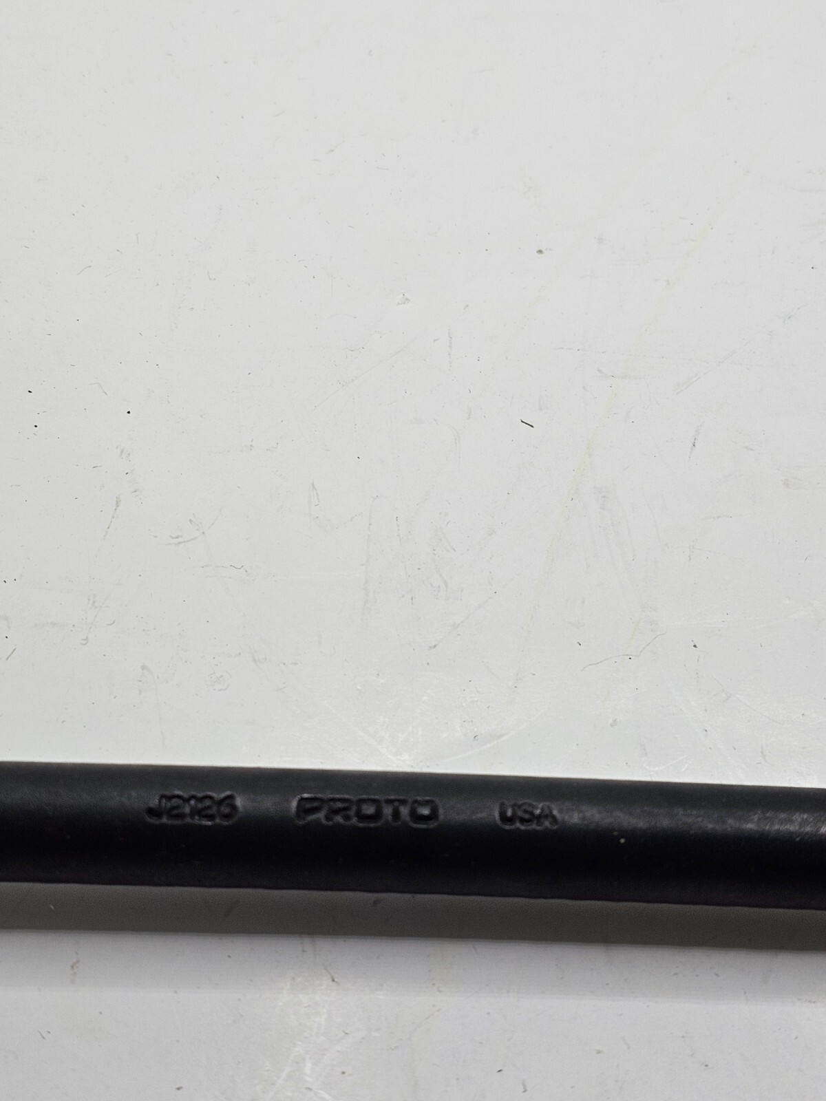 PROTO J2126 12 Inches Rolling Head Pry Bar w/ Point End Hex Straight Tapered Tip