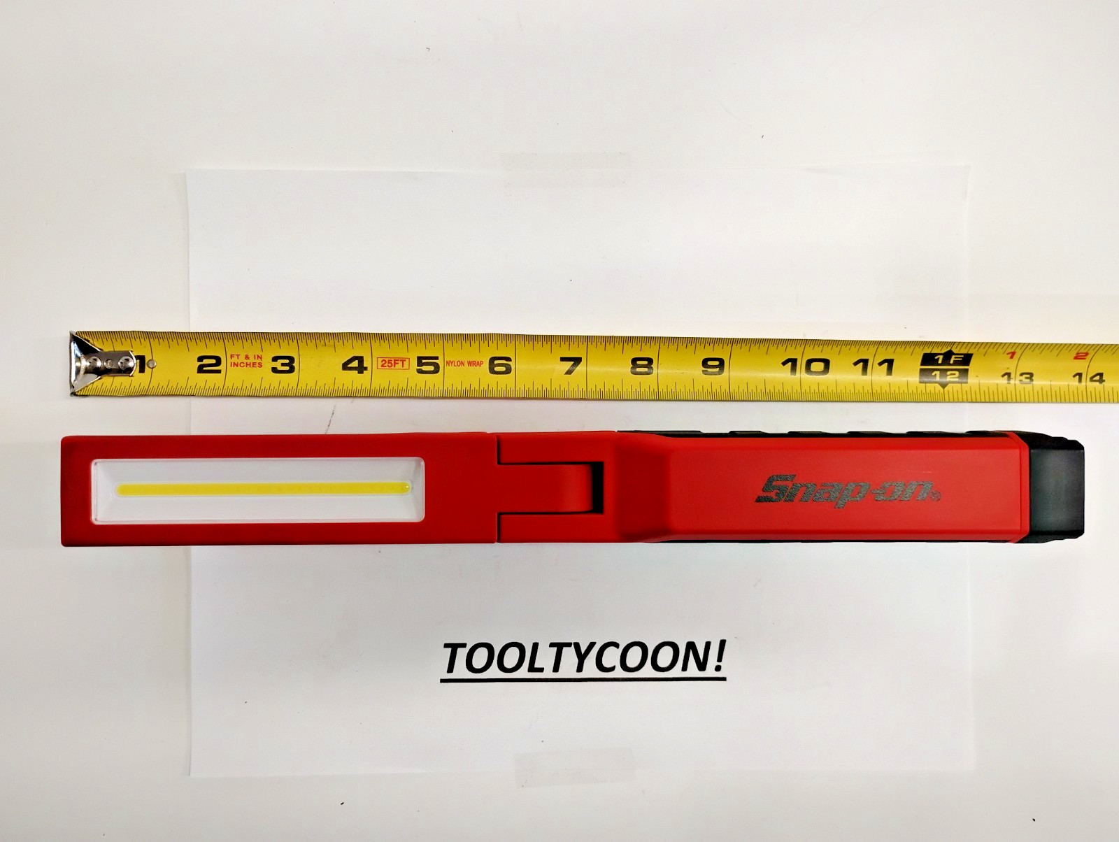 Snap-On Tools NEW ECARM058 SLIM Articulating 550 LUMEN Light Rechargeable RED