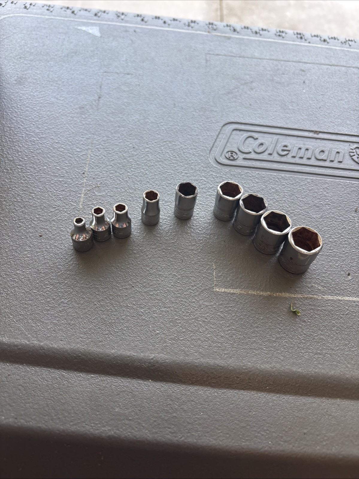Snap On 1/4” Dr Metric Shallow Socket Set Lot 4 5 5.5 7 10 12 13 14 15mm