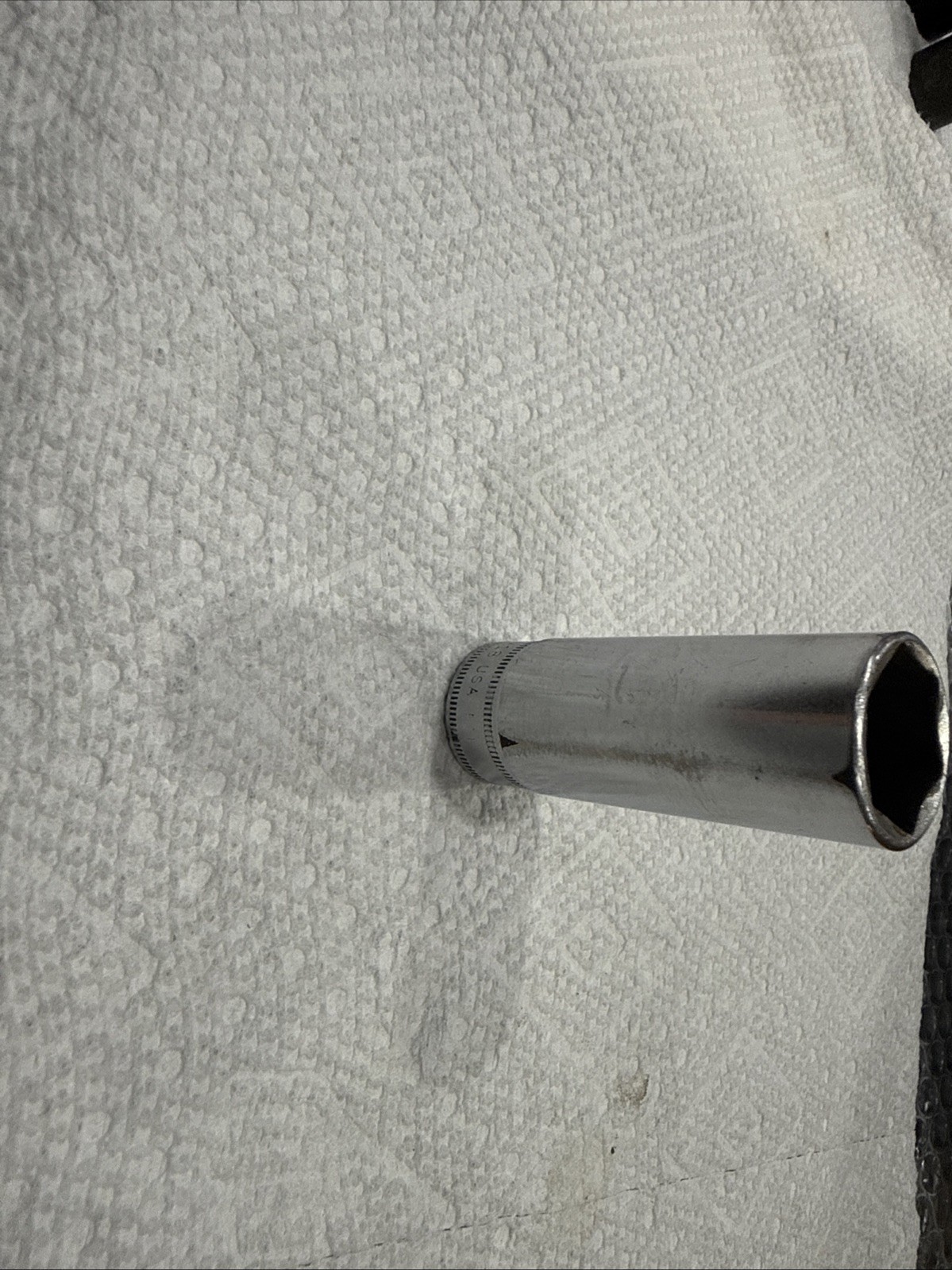 SFSM18 18mm Snap-On Socket 3/8 Drive 6-Point Deep Chrome Vintage Tool