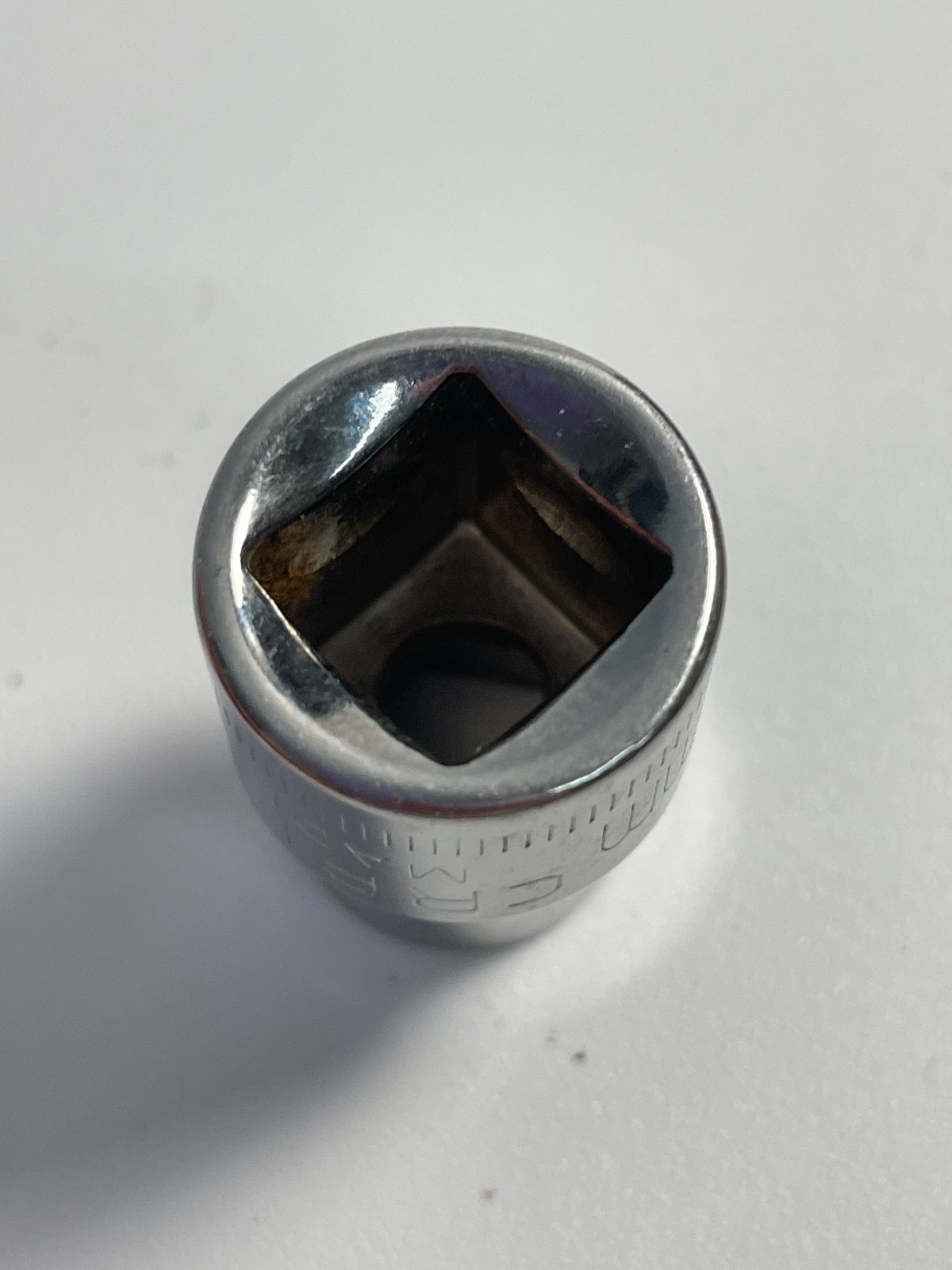Vintage Craftsman 3/8″ Drive 9MM 6 Point Shallow Socket Inverted G 43541 USA