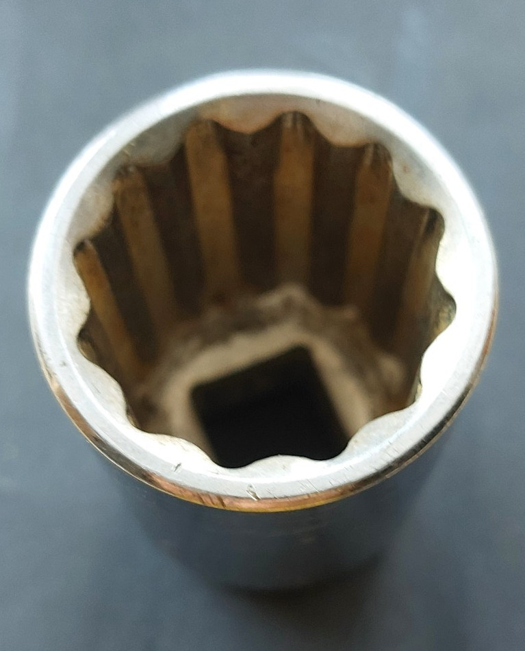 DRAPER EXPERT DEEP 24mm METRIC BI HEX 12 Point 1/2″ Drive socket