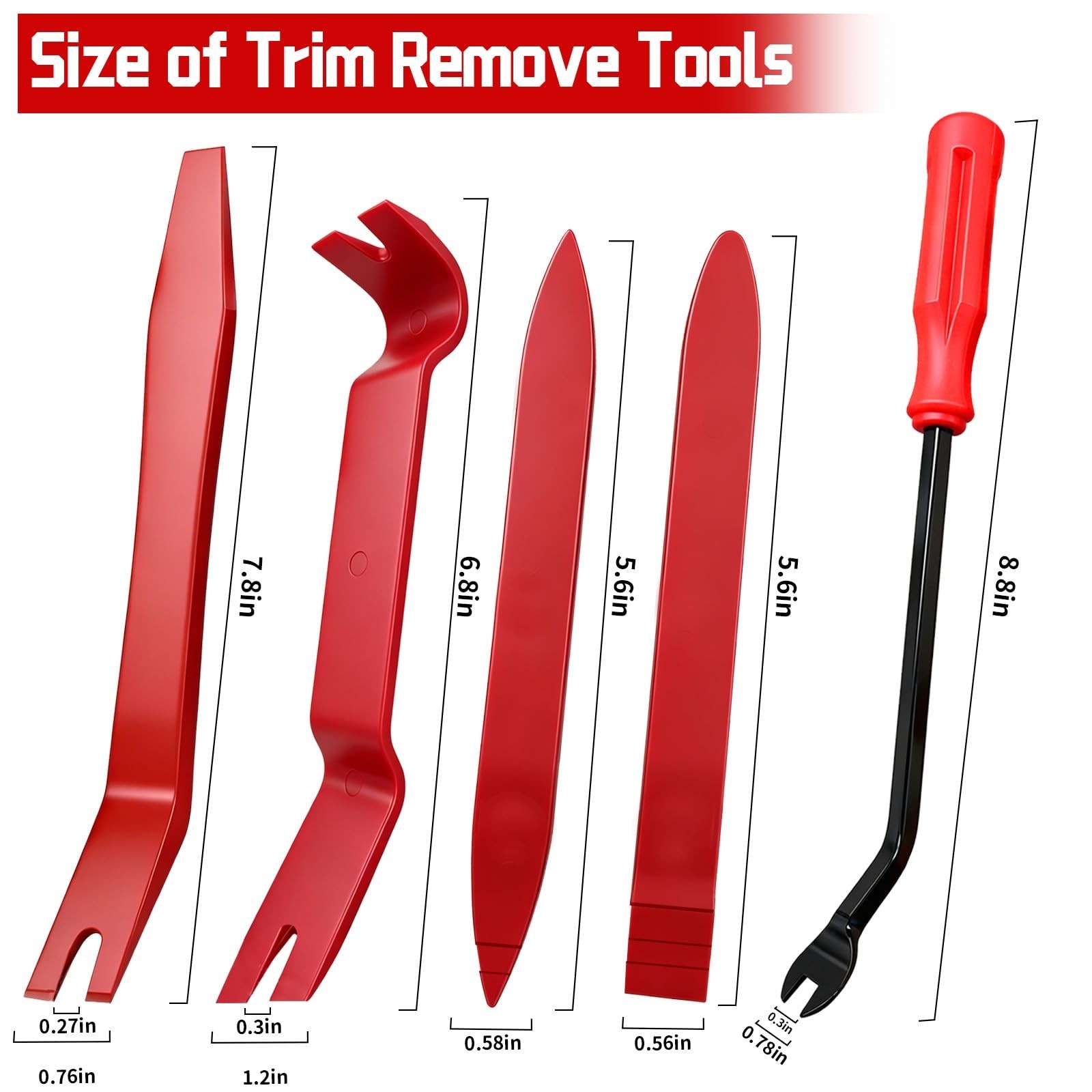 Auto Fastener Clip Removal Pliers & Trim Tools Set with Storage Bag – Car Panel