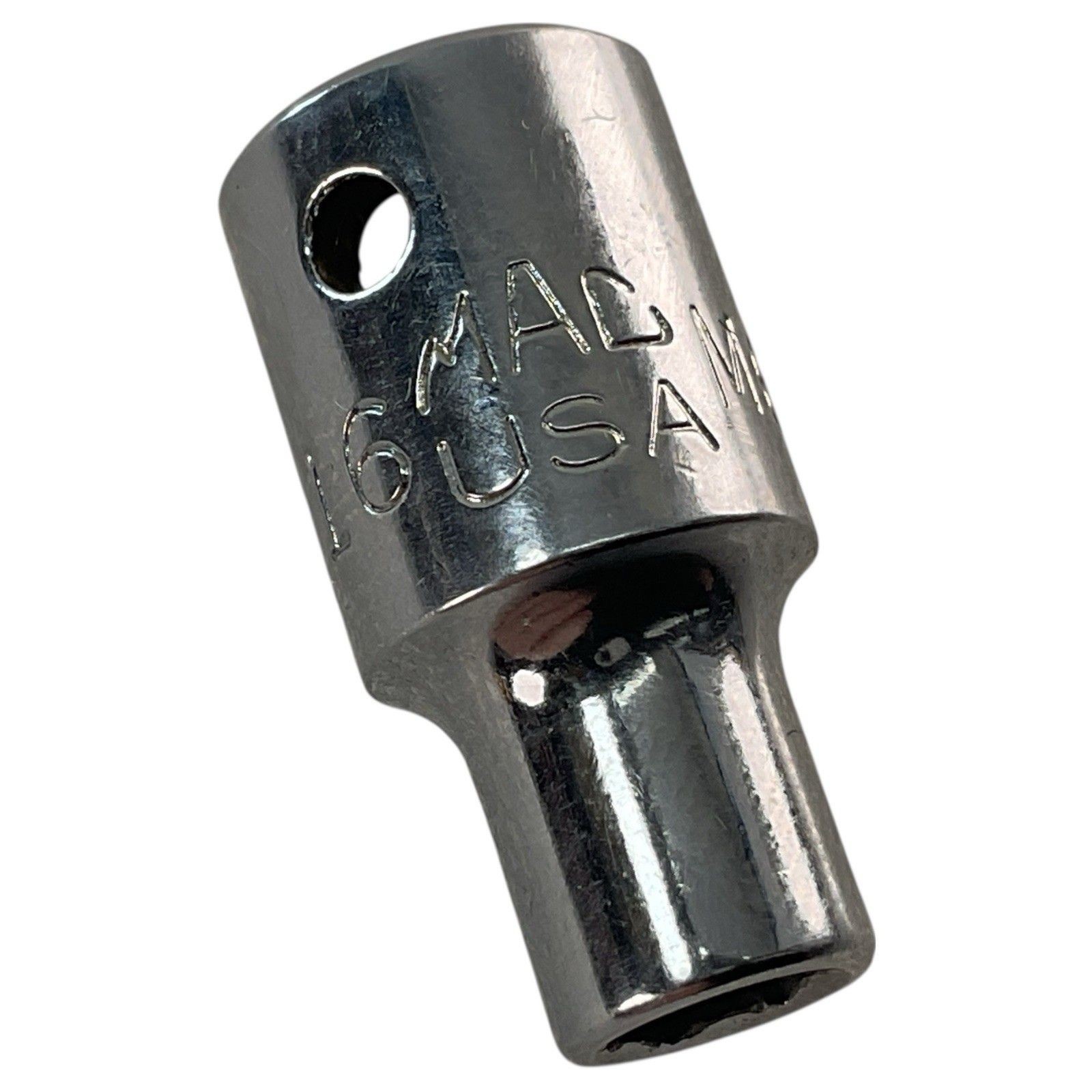 Mac Tools Shallow Socket M66 3/16″ SAE 6pt 1/4″ Drive Chrome USA Mechanic Tool