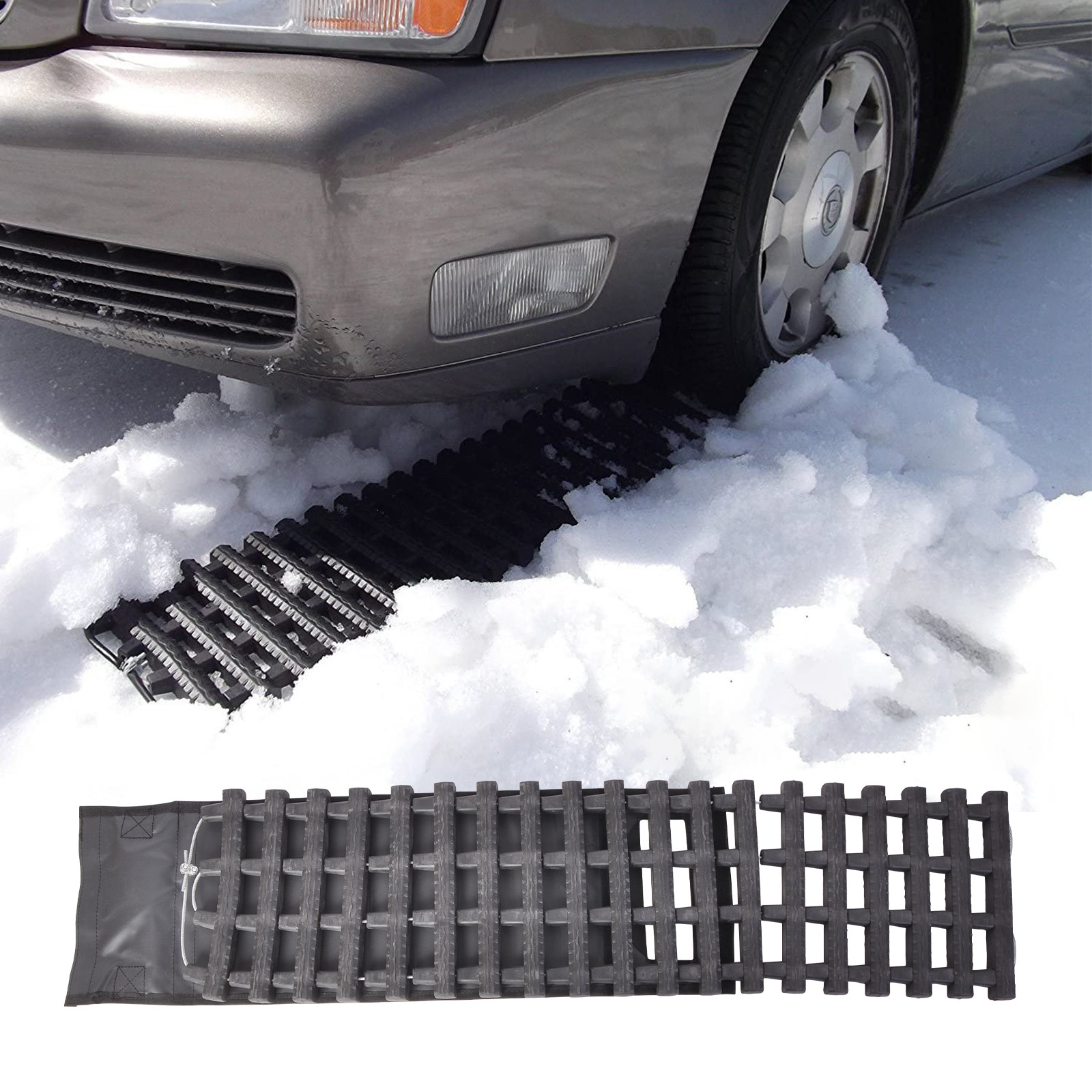 One Recovery Track Mat Ice Snow Sand Ladder Emergency Traction Vehicle Tires