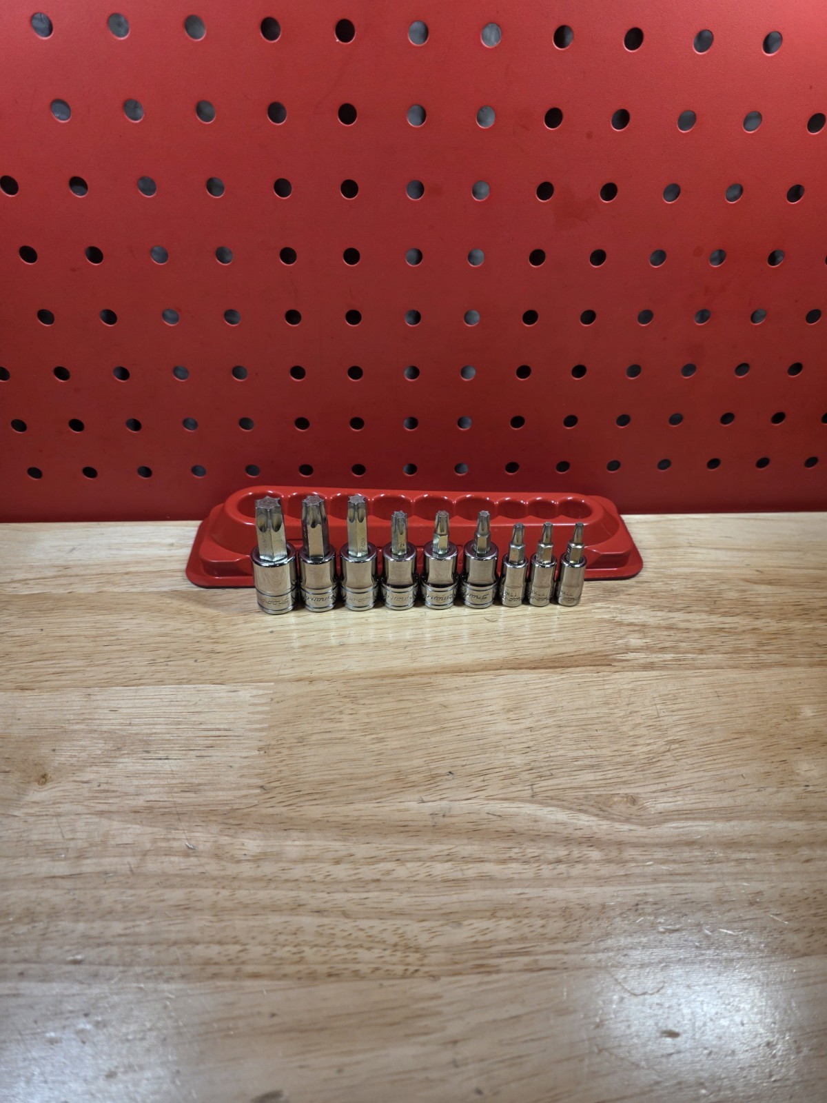 Snap-on 209EFTXBY 9-Piece Combo Drive HEAVY DUTY Removal Torx Bit Socket Set USA
