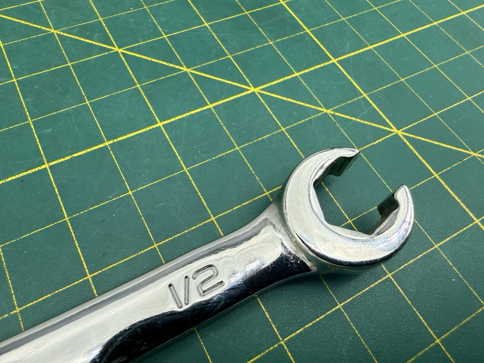 Snap-On Tools RXS16B 1/2″ 6 Point SAE Open-End/Flare Nut Wrench USA – NEW!