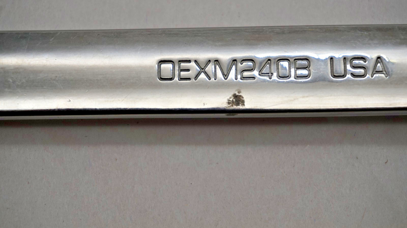 Snap-On 24mm 12-Point Metric Combination Wrench USA OEXM240B Good Condition